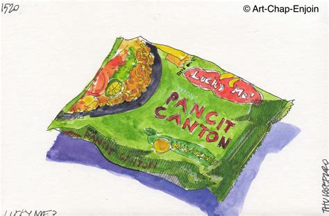 pancit canton drawing
